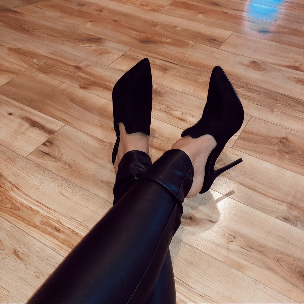 Black Mule Heels